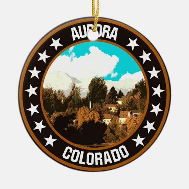 Aurora                                             ceramic ornament (Front)