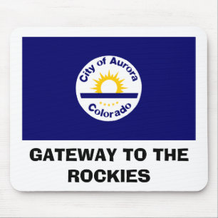 Aurora, Colorado Flag Mouse Pad