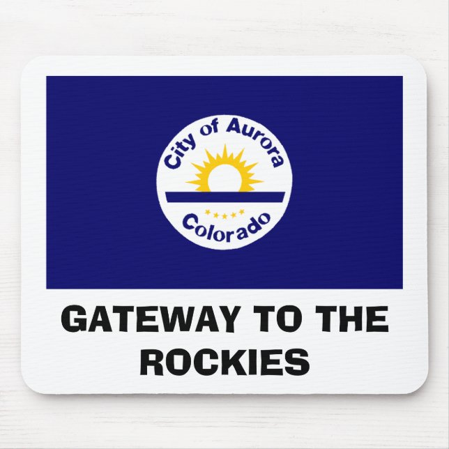 Aurora, Colorado Flag Mouse Pad (Front)