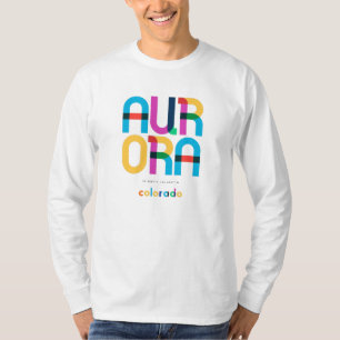 Aurora Colorado Mid Century, Pop Art, T-Shirt