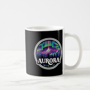 Aurora colorado rock mountains co skiing winter coffee mug