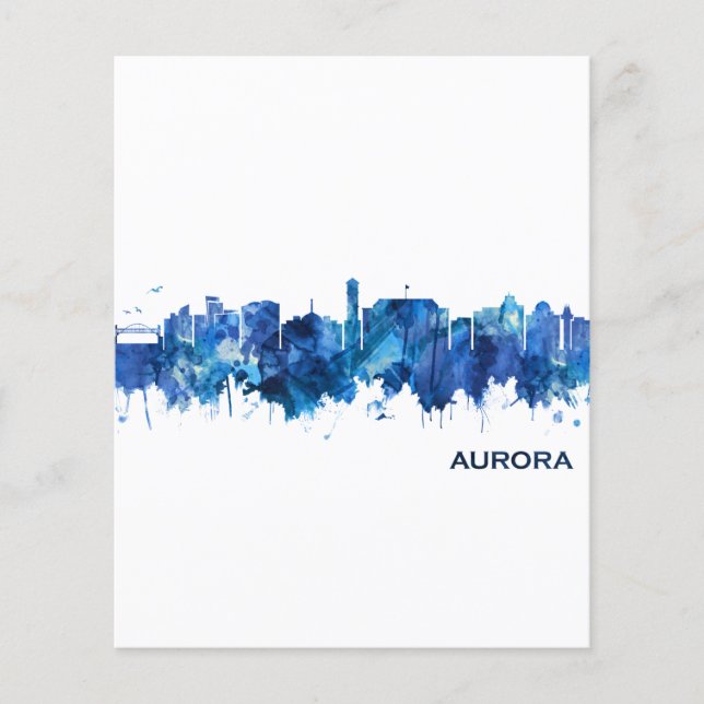 Aurora Colorado Skyline Blue Flyer (Front)