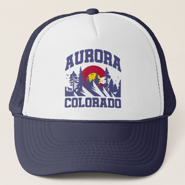Aurora,Colorado Trucker Hat (Front)