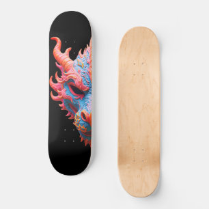 Aurora Dragon Mask Skateboard
