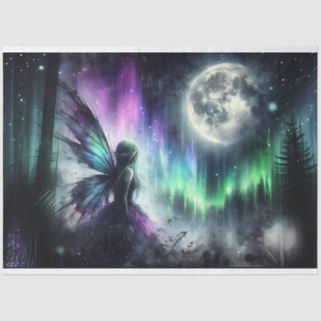 Aurora Fairy Moon Tissue Paper (Front)