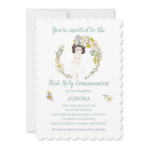 AURORA First Communion Invitation