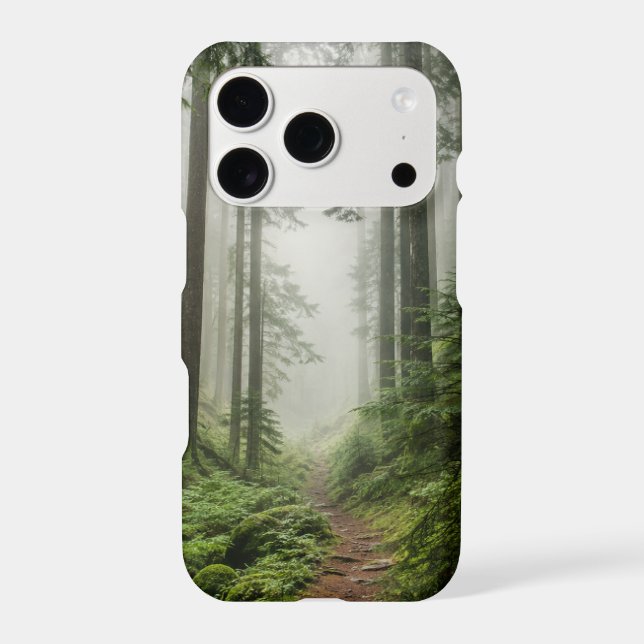 Aurora Forest iPhone 15 Pro Case (Back)