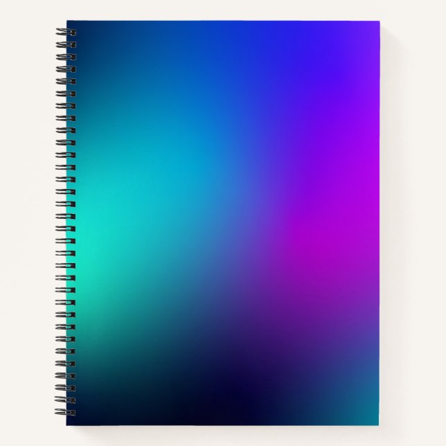 Aurora Gradient Bullet Journal / Lined Notebook (Front)