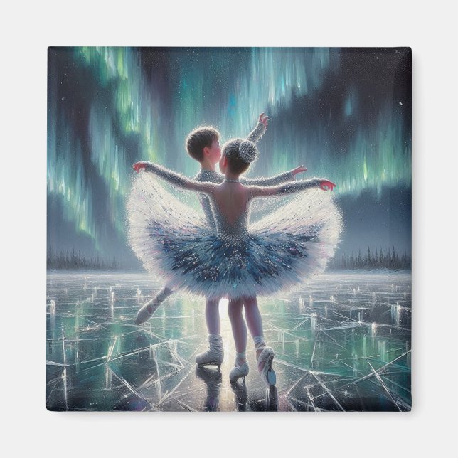 Aurora Ice Ballet Magnet (Front)