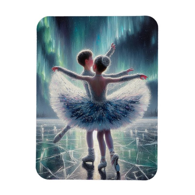 Aurora Ice Ballet Magnet (Vertical)