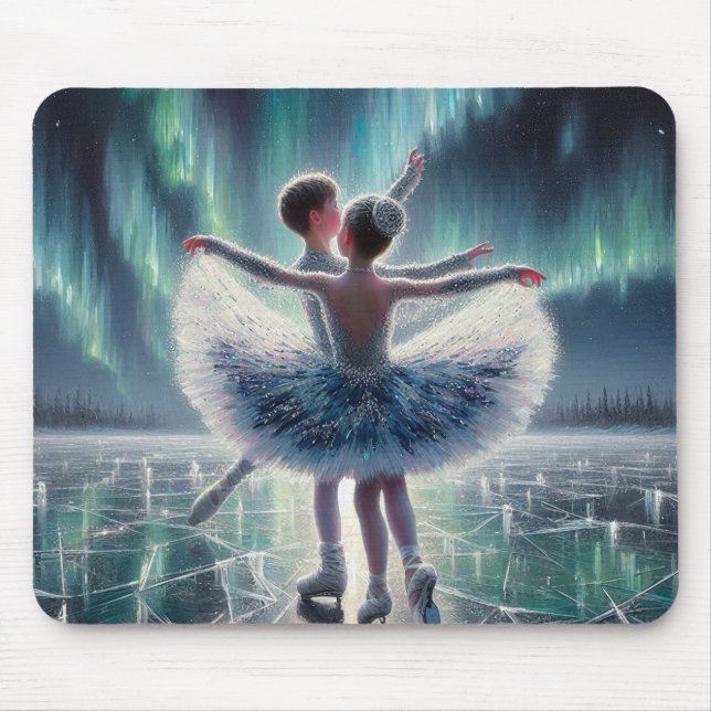 Aurora Ice Ballet Mouse Pad (Front)