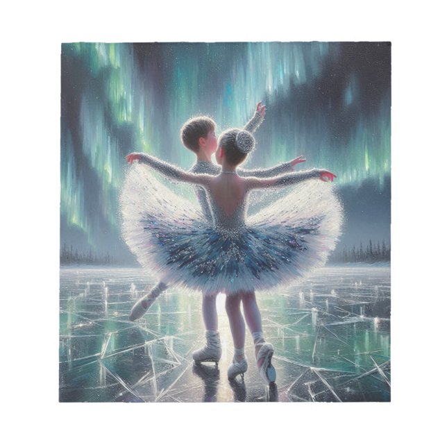 Aurora Ice Ballet Notepad (Front)