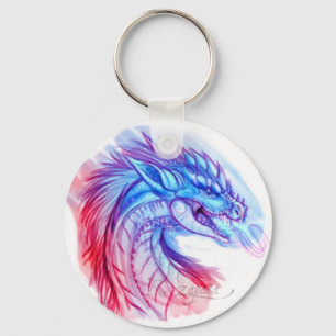 Aurora Ice dragon Key Ring