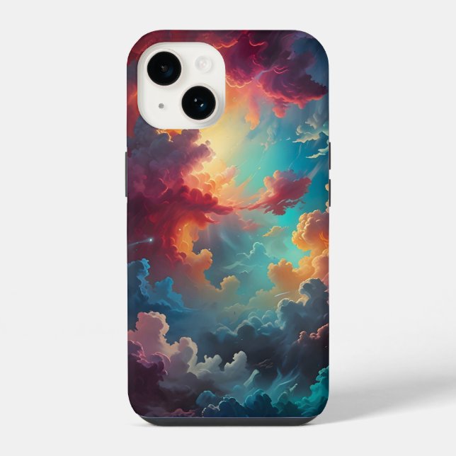 Aurora in the Clouds iPhone Case (Back)