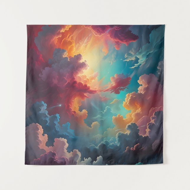 Aurora in the Clouds Tapestry (Front)