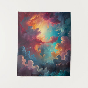 Aurora in the Clouds Tapestry