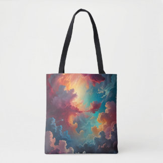 Aurora in the Clouds Tote Bag