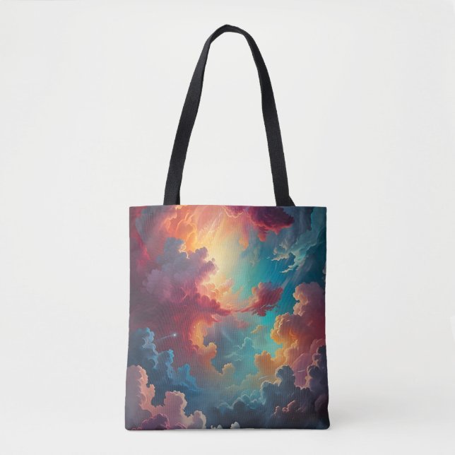 Aurora in the Clouds Tote Bag (Front)