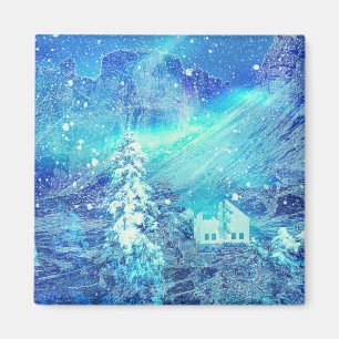 Aurora In Valleys Magnet