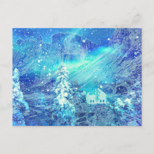 Aurora In Valleys Postcard
