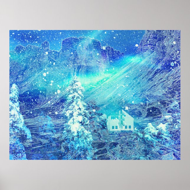 Aurora In Valleys  Poster (Front)