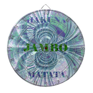 Aurora Matata Art Print Dartboard