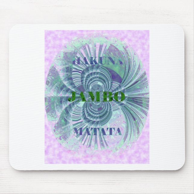 Aurora Matata Art Print Mouse Pad (Front)