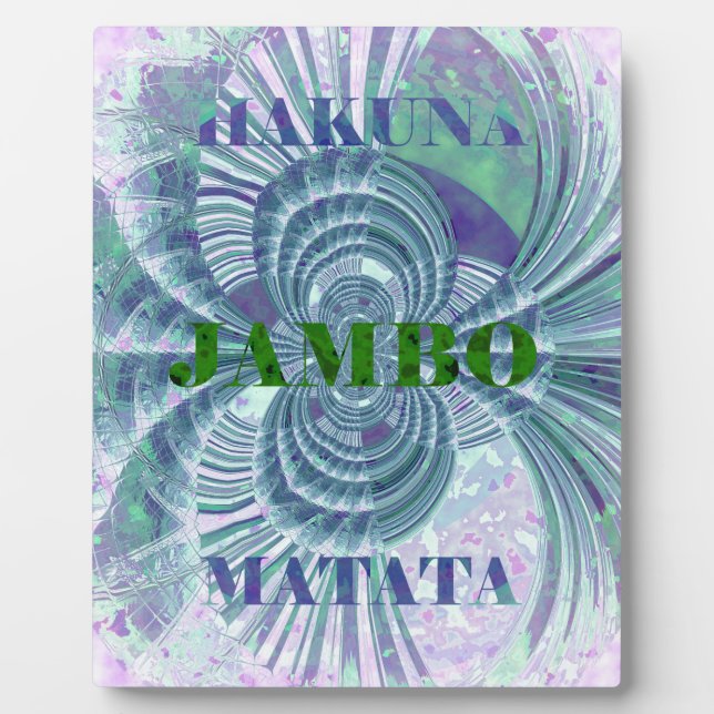 Aurora Matata Art Print Plaque (Front)