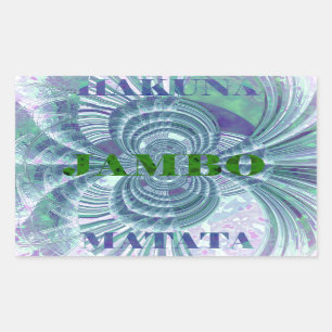 Aurora Matata Art Print Rectangular Sticker