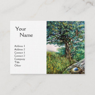 AURORA metallic linen Business Card