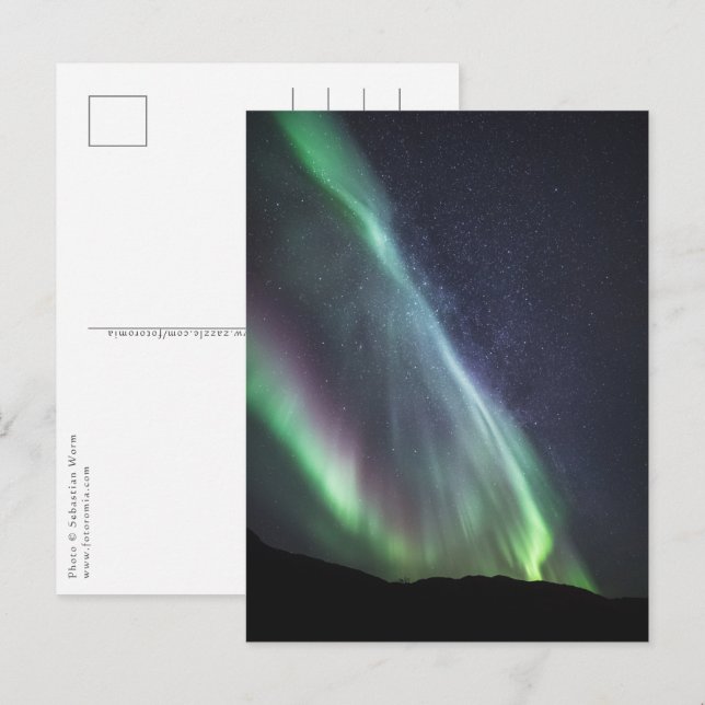 Aurora Milky Way Postcard (Front/Back)