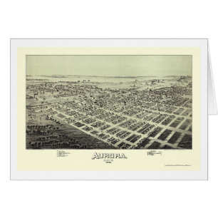 Aurora, MO Panoramic Map - 1891