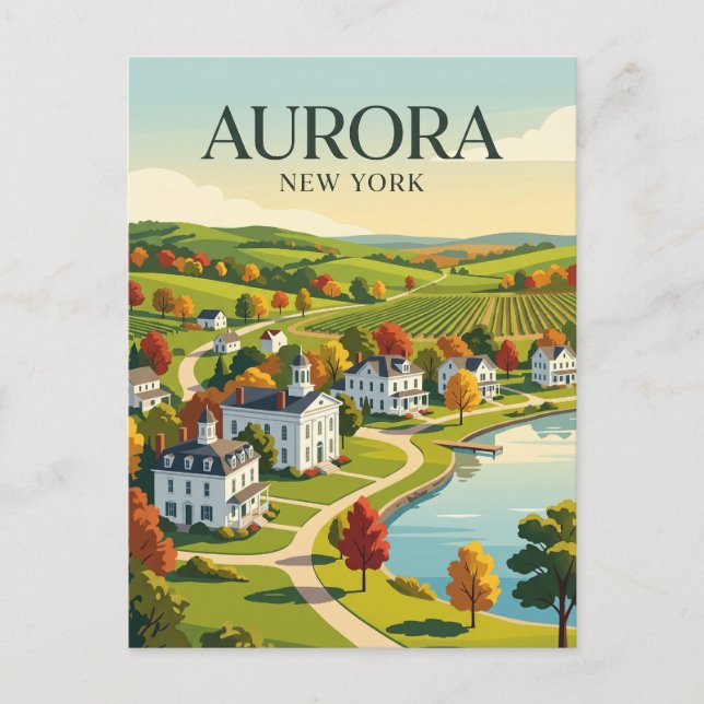 Aurora, New York, USA Postcard (Front)