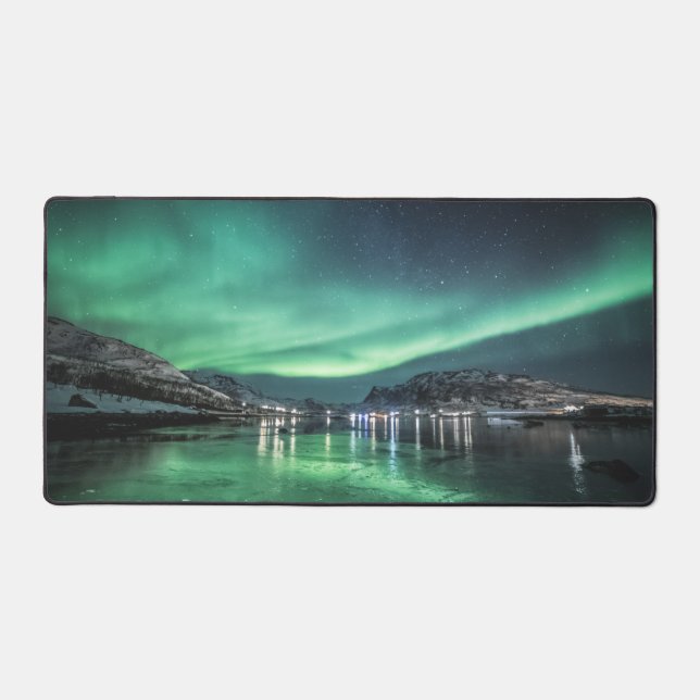 Aurora Night Desk Mat (Front)