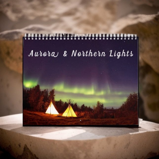 Aurora Northern Lights Scandinavian Polar Sky Calendar (Creator Uploaded)