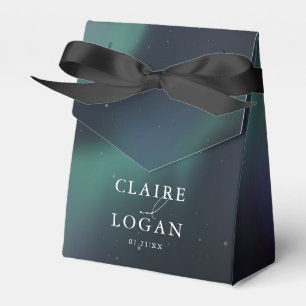 Aurora Northern Lights Wedding Favour Box