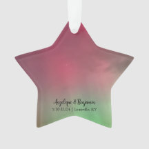 Aurora Northern Southern Lights Ornament