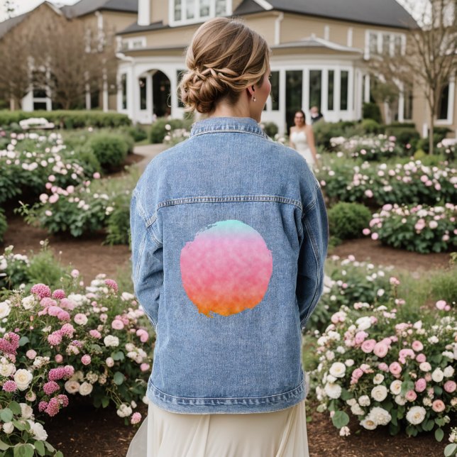 Aurora of Dawn Denim Jacket (Wedding Back)