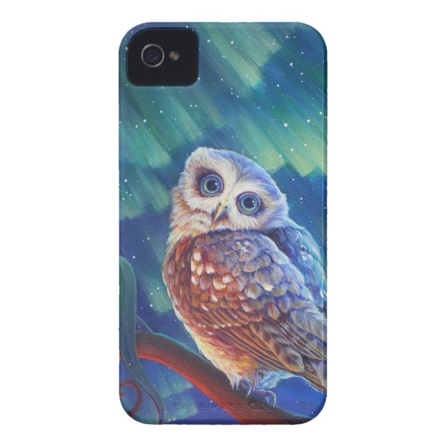 Aurora Owl Case-Mate iPhone Case (Back)