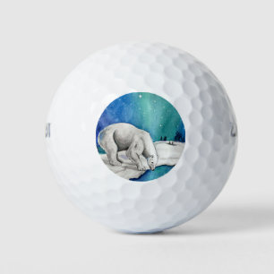 Aurora Polar Bear Golf Balls