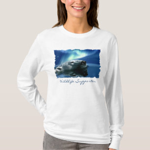 Aurora & Polar Bear Wildlife Supporter Shirt