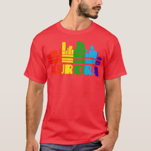 Aurora Pride Aurora LGBT Gift LGBTQ Supporter Tee