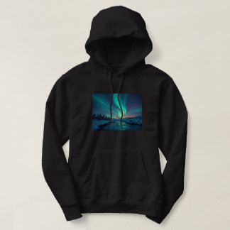 Aurora Printed Hooded T-Shirt Hoodie