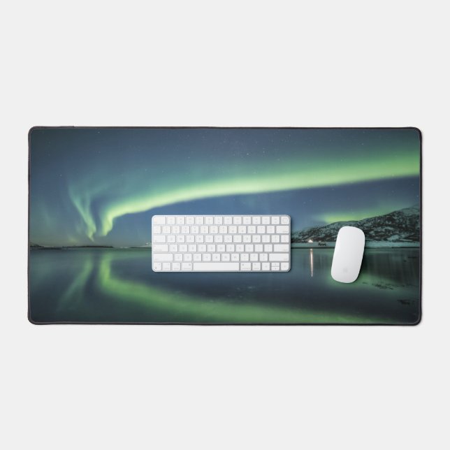 Aurora Reflection Desk Mat (Keyboard & Mouse)