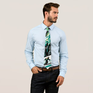 Aurora Ski Adventure Tie