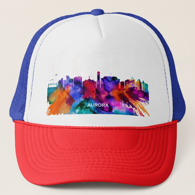 Aurora Skyline Trucker Hat (Front)