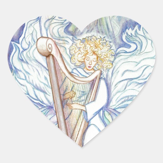 Aurora Song Heart Sticker (Front)