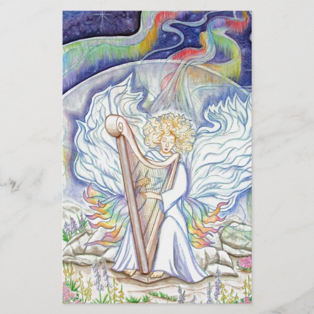 Aurora Song Stationery (Front)