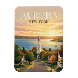 Aurora USA Magnet