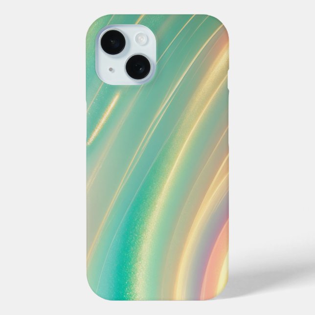 Aurora Wave Abstract Phone Case (Back)
